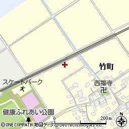 滋賀県近江八幡市竹町1071周辺の地図