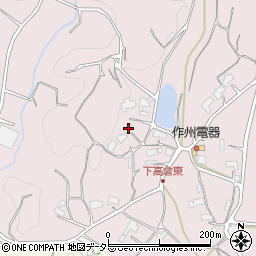 岡山県津山市下高倉東1727周辺の地図