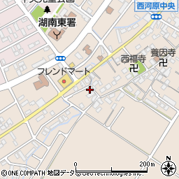 滋賀県野洲市西河原2330周辺の地図