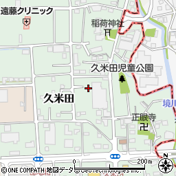 静岡県駿東郡清水町久米田周辺の地図