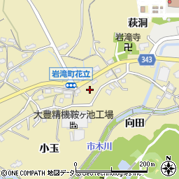 愛知県豊田市岩滝町花立188周辺の地図
