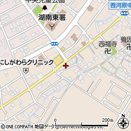 滋賀県野洲市西河原2338周辺の地図