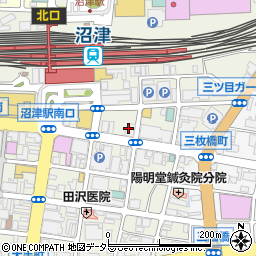 富国生命保険相互会社　沼津団体営業所周辺の地図