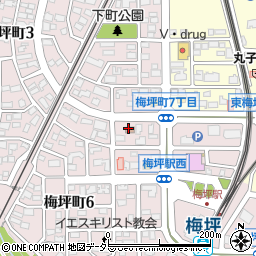 豊田梅坪郵便局 ＡＴＭ周辺の地図