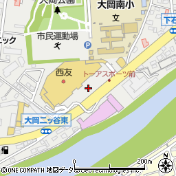 西友沼津店駐車場周辺の地図