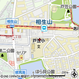 名古屋市立戸笠小学校周辺の地図