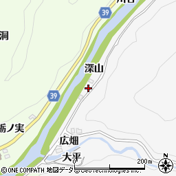 愛知県豊田市下国谷町深山19周辺の地図