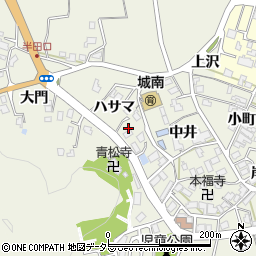 京都府南丹市園部町城南町ハサマ周辺の地図