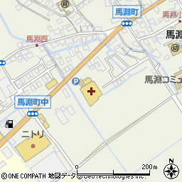 アヤハディオ近江八幡店周辺の地図