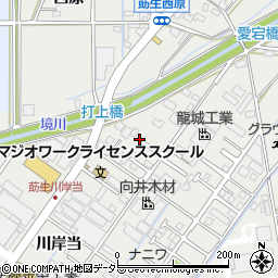 愛知県みよし市莇生町川岸当28周辺の地図
