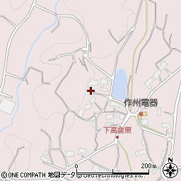 岡山県津山市下高倉東1729周辺の地図