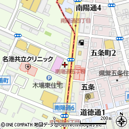 ファミリーマート名古屋木場町店周辺の地図