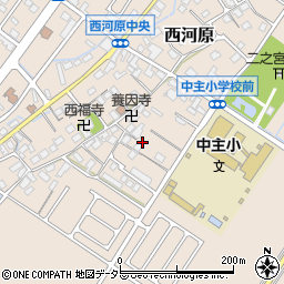 滋賀県野洲市西河原821周辺の地図