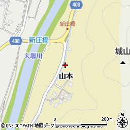 京都府南丹市八木町山室山本20周辺の地図