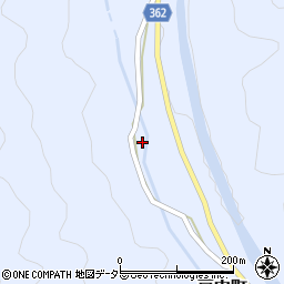 愛知県豊田市戸中町西道下周辺の地図
