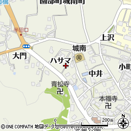 京都府南丹市園部町城南町ハサマ7周辺の地図