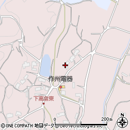 岡山県津山市下高倉東1609周辺の地図