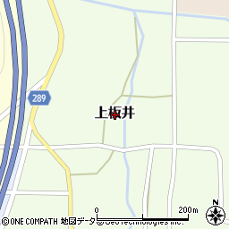 兵庫県丹波篠山市上板井周辺の地図