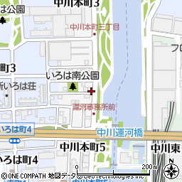 愛知県名古屋市港区中川本町周辺の地図