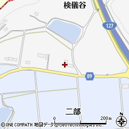 千葉県南房総市検儀谷84周辺の地図