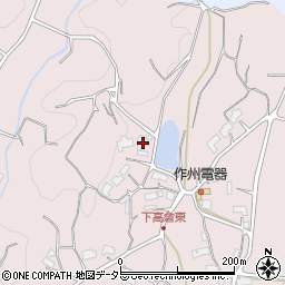 岡山県津山市下高倉東1723周辺の地図