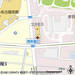 洋服の青山名古屋茶屋店周辺の地図