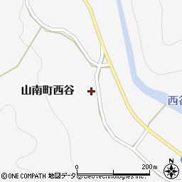 兵庫県丹波市山南町西谷272周辺の地図