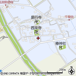 滋賀県近江八幡市千僧供町1002周辺の地図