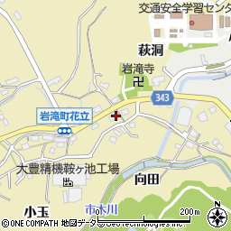 愛知県豊田市岩滝町花立162-1周辺の地図