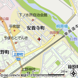 滋賀県近江八幡市安養寺町15-32周辺の地図