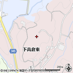 岡山県津山市下高倉東1943周辺の地図