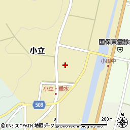 兵庫県丹波篠山市小立16周辺の地図