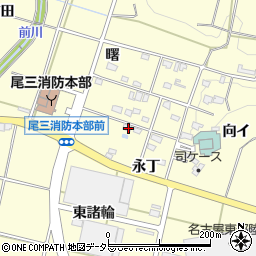 愛知県愛知郡東郷町諸輪曙周辺の地図