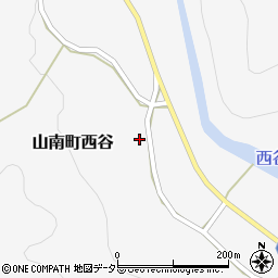 兵庫県丹波市山南町西谷272周辺の地図