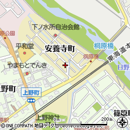 滋賀県近江八幡市安養寺町15-31周辺の地図