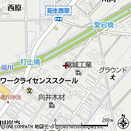 愛知県みよし市莇生町川岸当24周辺の地図