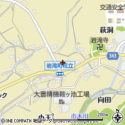 愛知県豊田市岩滝町花立170周辺の地図