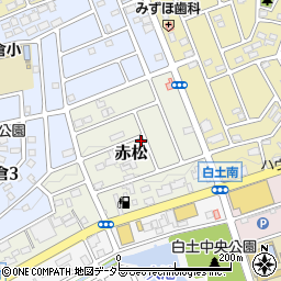 愛知県名古屋市緑区赤松周辺の地図