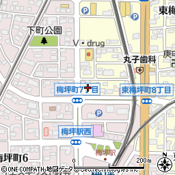 ローソン豊田東梅坪店周辺の地図