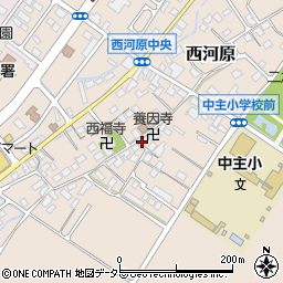 滋賀県野洲市西河原691周辺の地図