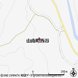 兵庫県丹波市山南町西谷287周辺の地図