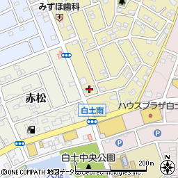 白土　永田眼科周辺の地図