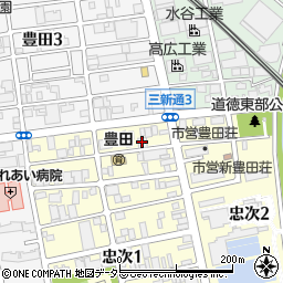 高齢者グループホームビル周辺の地図