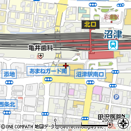 チケット沼津周辺の地図