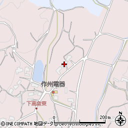 岡山県津山市下高倉東1612周辺の地図