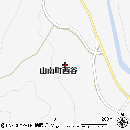 兵庫県丹波市山南町西谷288周辺の地図