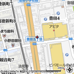 レセンテ豊田周辺の地図