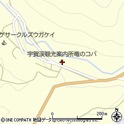 宇賀渓キャンプ場周辺の地図