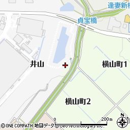 愛知県豊田市貞宝町井山周辺の地図