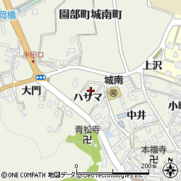 京都府南丹市園部町城南町ハサマ5周辺の地図
